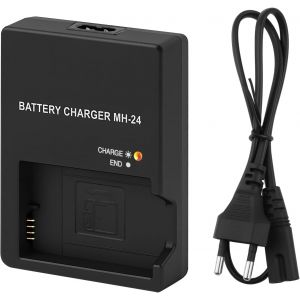 Chargeur de Batterie pour EN-EL14 EN-EL14A,Chargeur Smart LED Compatible pour Nikon D3100 D3200 D3300 D3400 D3500 D5100 D5200 D5300 D5500 D5600 P7000 P71000 P7700 - Neuf