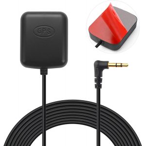 VornixorSarlshop-Antenne GPS Dashcam Actif avec Adaptateur Audio 3,5 mm pour Cam&eacute;ra Embarqu&eacute;e Surveillance Vid&eacute;osurveillance Enregistreur DVR Localisateur GPS - Neuf