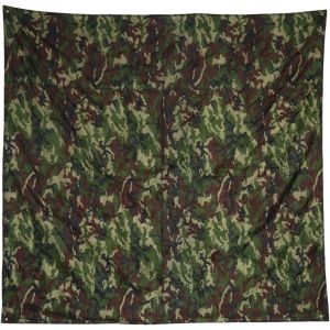 Waterproof Camping Shelter Tent Tarpaulin, Portable Outdoor Lightweight Waterproof Camouflage Carpet Raintent - Neuf