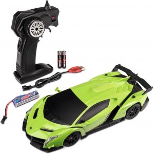 500404308 Lamborghini Veneno 1:24 2.4G 100% Rtr Vert-Voiture Télécommandée,Éclairage Led,Durée De Conduite 60 Min,Véhicule Rc,Jouet Télécommandé - Neuf