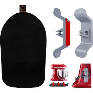 Cuisine Tapis Coulissant Plateau Avec 2 Paquets Organisateur De Câble Cuisine Appareils Mélangeur Cafe Cuisine Auxiliaire 4.5-5 Qt Tour Mélangeur Pièces Accessoires[Z755] - Neuf