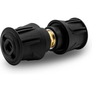 Haute pression raccord rapide pour pistolet et une laveuse à pression, raccord de tuyau adaptateurs compatibles avec Kärcher tuyaux, femelle M22 14 mm, pack de 2 - Neuf