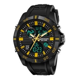 Montre &Eacute;lectronique De Sport Authentique Pour Homme Avec Affichage Lumineux Et Fonctions Multiples - Neuf