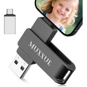 Clé Usb Phone 64Go,3 En 1 Cle Usb Pour Phone I-Pad 1Os Android Tablette Pc (Gris)[CLE8112063] - Neuf