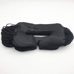 Masque VR jetable, couvre-yeux hygi&eacute;nique pour casque de r&eacute;alit&eacute; virtuelle, 100 pi&egrave;ces, noir, 20 x 12 x 4 cm, mat&eacute;riau doux et respirant - Neuf