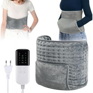 Coussin Chauffant Avec Arr&ecirc;t Automatique, 30 X 125 Cm, Coussin Chauffant &Eacute;lectrique Avec 10 Niveaux De Temp&eacute;rature Et 4 R&eacute;glages De Minuterie, Couverture &Eacute;lectrique Pour Dos, Ventre, &Eacute;paules, Cou - Neuf