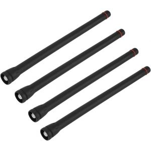 Antenne Radio Portative,4PCS Portable VHF Rubber Handheld Two Way Talkie à Deux Voies De Talkie-Walkie Walkie pour en Caoutchouc Gain Élevé d'Antenne IC-F3 F11 F14 F15 - Neuf