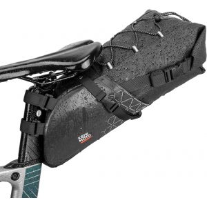 15l 100% Waterproof Bicycle Saddle Bag For Racing Electric Mountain Bike With Attachment Strap - Neuf