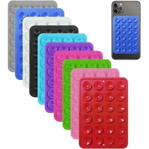 Lot de 10 ventouses en silicone,ventouses en Silicone pour Tous Les mod&egrave;les de t&eacute;l&eacute;phones,Support T&eacute;l&eacute;phone Ventouse,Convient pour les t&eacute;l&eacute;phportables,les batteries externes et la conduite - Neuf