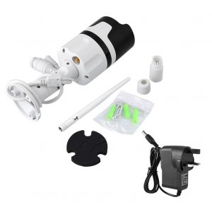 Systeme de camera de securite ESCAM, videosurveillance 720p, Wi-Fi, vision nocturne (prise britannique) - Neuf