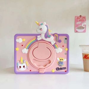 &Eacute;tui De Protection Pour Tablette En Silicone, Dessin Anim&eacute; Mignon, Pour Ipad 9 8 7e G&eacute;n&eacute;ration, Pour Ipad Air 2 3 4 5 10.9 2022 Mini 6 Pro 11 Ipad Pro Air3 10.5-Gris - Neuf