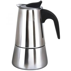 Cafeti&egrave;re Italienne - Royal Swiss - 2 Tasses - Inox 18/10 - Compatible Tous Feux - Gris - Neuf