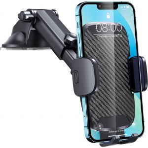 Mdy-Support Telephone Voiture [Stable Et Durable] Universel Support Portable Voiture Auto Porte Telephone Voiture Rotation 360° Compatible Avec Iphone13/12, Samsung, Huawei, Xiaomi, Oneplus Etc - Neuf