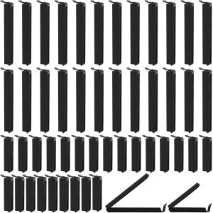 40 Pcs Pince Sachet Alimentaire,6cm/11cm Clip Fermeture Sachet Alimentaire Pince Alimentaire Plastique Pour Sachets Bonbons Biscuits Snack (Noir) - Neuf