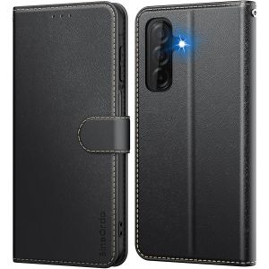 JGD-Coque pour Samsung Galaxy A26 5G &Eacute;tui Protection &agrave; Rabat, [Pochette de Portefeuille] Antichoc Clapet Housse en Cuir Case, Noir - Neuf