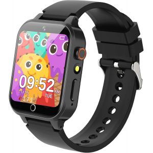 Montre Connectée Enfant 26 Jeux, Montre Enfant Garcon Fille Hd Caméra Musique Vidéo Podomètre Livre Audio Réveil,Cadeaux Anniversaire Pour Filles Et Garçons 3-12 Ys - Neuf