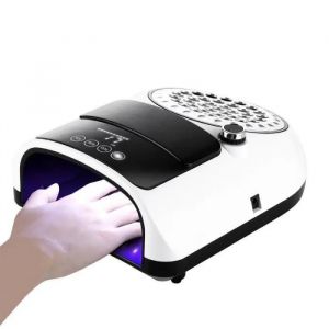 Séchoir À Ongles Professionnel 2 En 1 - Lemonda - 126w Led Uv - Aspirateur À Ongles 60w - Neuf