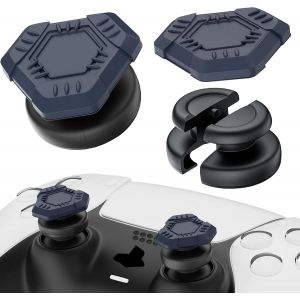 Shiba-Lot De 2 Rallonges De Joystick Et Coque En Silicone Pour Manette De Ps5 Et Ps4 Bleu[345] - Neuf