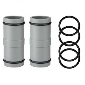 2PCS Connecteur de tuyau de piscine Tuyau de pompe de filtre de piscine Accessoire de piscine &agrave; joint droit Tuyau de 1,25 pouce - Neuf