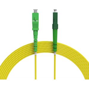 Câble patch à fibre optique OS2 LC/APC vers SC/APC (25 m)|Simplex Singlemode FTTH Câble fibre optique LC/SC - Neuf