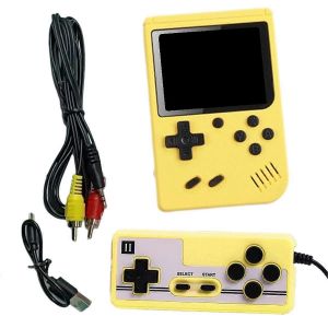 Console De Jeux Vid&eacute;o Portable 3,0 Pouces Couleur R&eacute;tro Portable Mini Lcd Enfants Couleur Lecteur De Jeu Int&eacute;gr&eacute; Dans 500 Jeux Jaune - Neuf