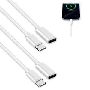 JGD-2 pC&acirc;ble d'Extension USB-C pour Chargeur MagSafe, Type C M&acirc;le vers Femelle, Supporte 9V 3A pour Chargement Sans Fil, Transfert de Donn&eacute;es 480 Mbps, Compatible avec MacBook M1, iPhone 13/12- 2 pi&egrave; - Neuf