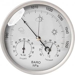SUBZONAL-Barom&egrave;tre ext&eacute;rieur, barom&egrave;tre, barom&egrave;tre 3 en 1, thermom&egrave;tre, hygrom&egrave;tre, barom&egrave;tre, instruments m&eacute;t&eacute;o, station m&eacute;t&eacute;o, barom&egrave;tre pour la maison - Neuf