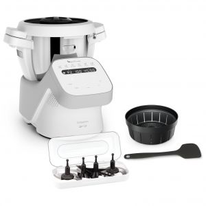 Moulinex HF8408 robot de cuisine 1550 W 4,5 L Noir et Blanc - Neuf
