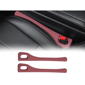 Cale d'espacement pour si&egrave;ge auto - Rouge vin - Lot de 2 - Neuf