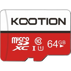 Carte SD 64 Go Micro SD Carte M&iquest;&iquest;moire UHS-I Vitesse jusqu'&iquest;&iquest; 85 m/s,TF Micro SDXC, T-Flash Classe 10, U1 pour Drone/Dash Cam/Camera/Phone/Nintendo-Switch/PC/Tablet(64 Go, U1) - Neuf
