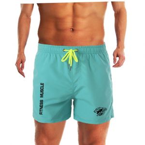 Bermuda Short De Plage Pour Hommes,Doublure En Maille,Pantalon De Bain,Séchage Rapide,Surf,Short De Plage,Fitness,Muscle,Pantalon De Sport Aquatique,Été-4xl-D - Neuf