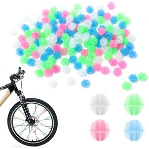 Kal-180 Pcs Clip Rayon Vélo Coloré Perles Rayon Roue Bicyclette Enfants Perles À Rayons Bicyclette Clip Perles De Vélo Spoke Coloré Vélo Rayons Clips Perles Accessoire Velo Enfant Fille - Neuf