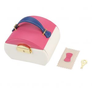 Boite De Rangement Portable A 3 Niveaux Pour Bijoux, Colliers, Bracelets - Neuf