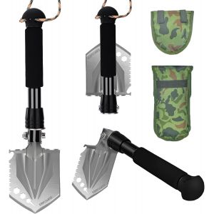 Eryi-Pelle De Camping Multifonctionnelle - Gadgets De Camping - Équipement De Survie Pour Sac À Dos De Camping - Accessoire De Secours D'urgence - Neuf