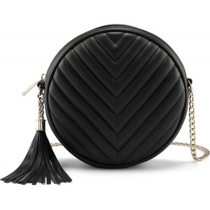 Femmes Bandouli&egrave;re Sac &agrave; bandouli&egrave;re Cercle Pompon Sac &agrave; main Pochette Soir&eacute;e Petit PU cuir Sac &agrave; main Mode - Neuf