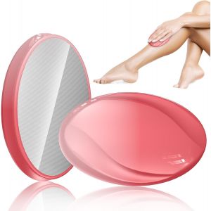 Oayew-&Eacute;pilateur En Cristal Pour Femme Et Homme, Gomme D&eacute;pilatoire Magique, Pierre Depilatoire Nano - Brosse D'&eacute;pilation Portable - Solution Indolore Pour Le Dos, Les Bras Et Les Jambes (Rose) - Neuf