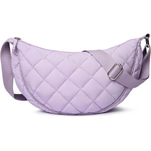 TIANYI-Sac à bandoulière en nylon matelassé léger pour femme et homme - Grand sac à bandoulière - Sac banane Hobo - Neuf