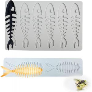 Ayuhr-Moule À Fondant En Silicone Arête De Poisson Tapis Dentelle Silicone Patisserie Tapis De Dentelle De Fondant En Silicone Pour Gâteaux, Chocolat, Fondant, Mousse (Arêtes De Poisson) - Neuf