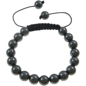 Kal-Hématite Bracelet De Woven Ball, 8 Mm - Neuf