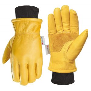 Jexnovashop-Gants De Travail D'hiver, Gants De Travail En Cuir D'hiver Pour Hommes Et Femmes, Gants De Travail Chauds Pour La Construction, Le Fonctionnement De L'&eacute;quipement, La Conduite, La Machiner - Neuf