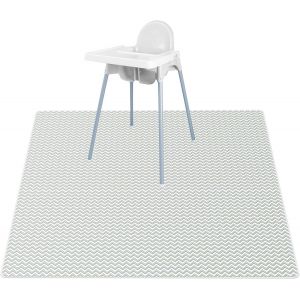 Tapis Chaise Haute,B&eacute;b&eacute; Chaise Haute Tapis B&eacute;b&eacute; Tapis Splat 52 Inch,B&eacute;b&eacute; Splash Tapis Anti-&Eacute;claboussures Chaise Haute, B&acirc;che Grande De Protection De Peinture,Tapis De Protection De Sol - Neuf