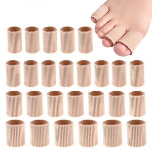 Lot De 24 Coussinets D'orteils En Gel Souple De 2,5 Cm, Pour Cors, Ampoules, Callosités, Orteils Et Doigts, 3 Tailles (24 Coussinets D'orteils De Tailles Variées) - Neuf