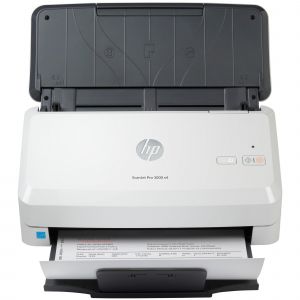 HP ScanJet Pro 3000 s4 Scanner &agrave; d&eacute;filement A4, jusqu'&agrave; 40 ppm/80 ipm,600 x 600 DPI - Neuf