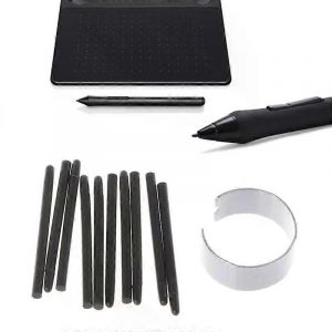 Plumes de stylo de dessin graphique pour Wacom Intuos Bamboo Graphire Tablet Stylus Stylos numériques Paquet de 10 - Noir - Neuf