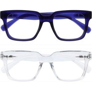 Kalanka-Era Lunette Anti Lumiere Bleue Femme & Homme - Lunette Loupe Ecran/Gaming - Lunettes Surdimensionnées - Anti-Éblouissement Anti-Reflet Protection Uv - Neuf