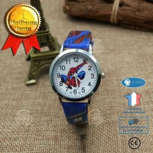 Inn® Spiderman Ceinture Montre Dessin Animé Enfants Montre Garçon École Primaire Montre À Quartz Enfants Garçon Montre-Spiderman-Ble - Neuf