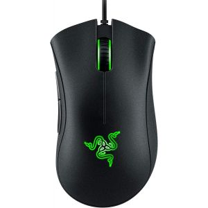 SUBZONAL-DeathAdder Essential (2021) - Souris Gaming Filaire avec Capteur Optique de 6400 DPI (Design Ergonomique, 5 Boutons Programmables, Jusqu'&agrave; 10M de Clics) Noir - Neuf