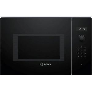 CHECARZHN--NO1-Bel554Mb0 Serie 6 Micro-Ondes Encastrable / 900 W / 25 L/Plateau Tournant 31,5 Cm/Butée De Porte Gauche/Noir/Autopilot 8 / Fonction Grill - Neuf