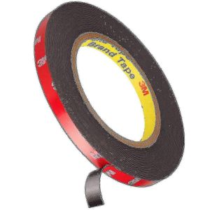 3m vhb extra fort double face ruban adh&eacute;sif 3m x 10mm noir &eacute;tanche r&eacute;sistance aux hautes temp&eacute;ratures SZRH - Neuf