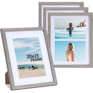 Cadres Photo A4 Bois lot de 3 cadres photo pour posters et affiches Convient pour Accrocher des Dipl&ocirc;me et D&eacute;coration Cadre photo Montage Mural ou sur Table - Neuf